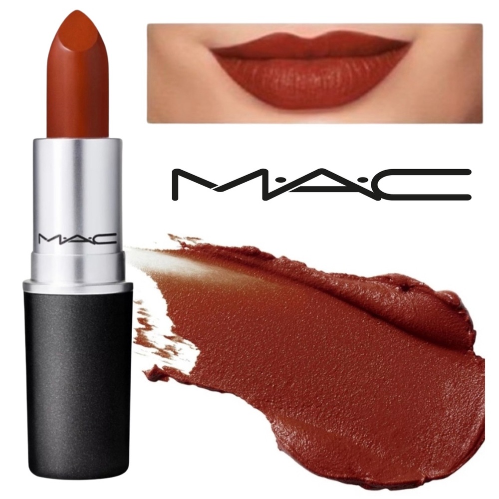 Mac Lipstick Marrakesh NEW Matte Lipstick Red Copper Tone NIB Mac Cosmetics